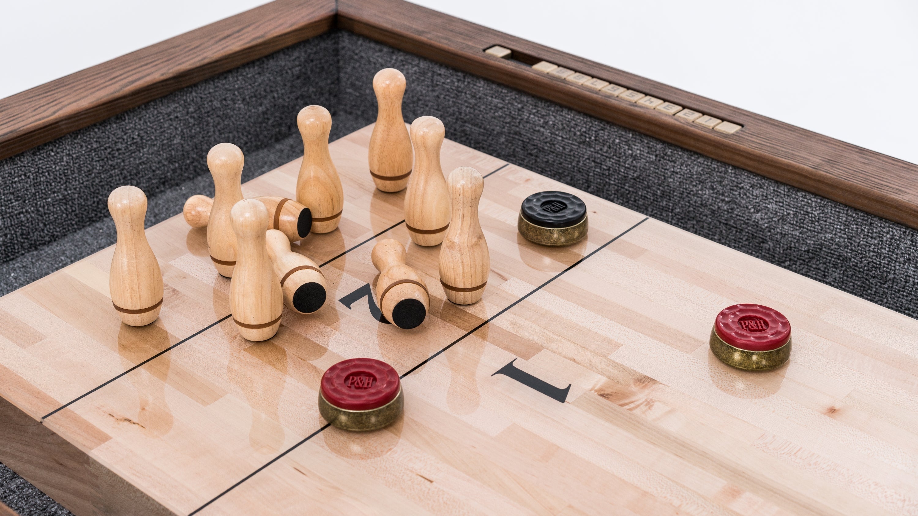 Shuffleboard Bowling Pin Set