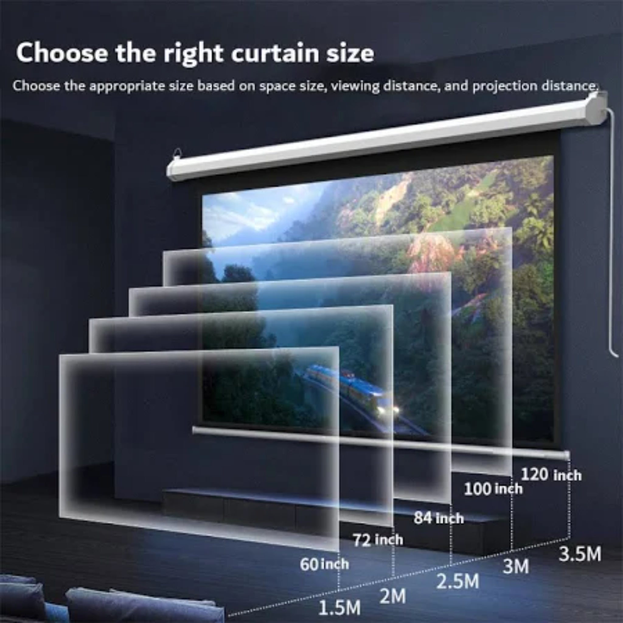 CineFrame UltraView Projection Screen