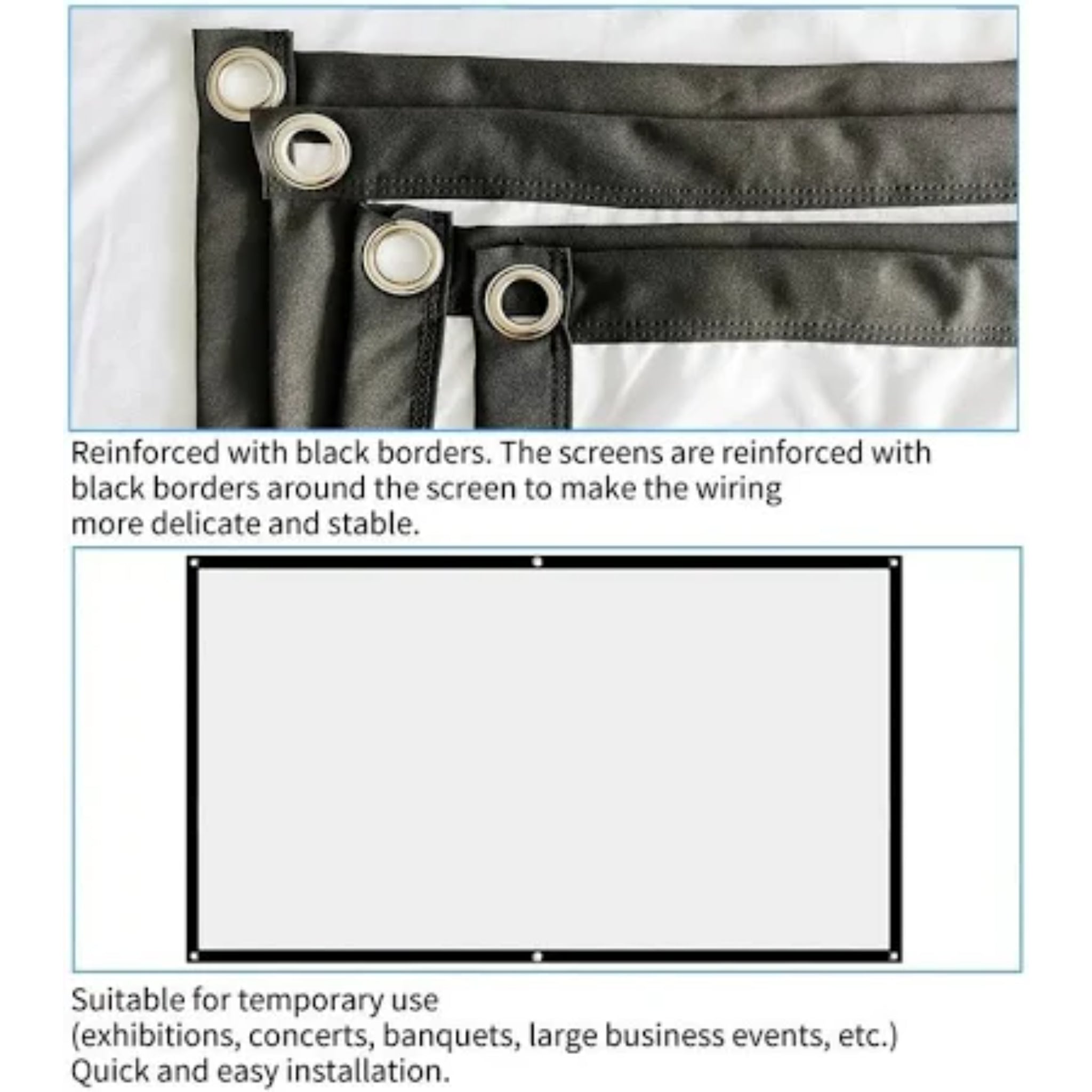 FrameLux Wall-Mount Precision Screen