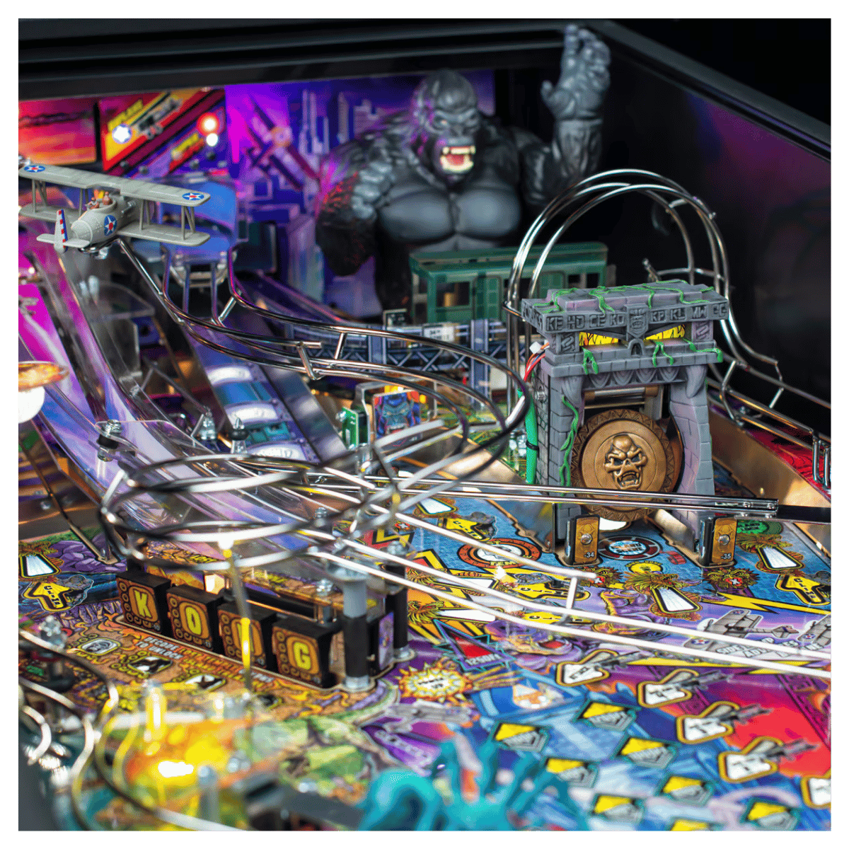 King Kong: Myth of Terror Island Premium Pinball Machine