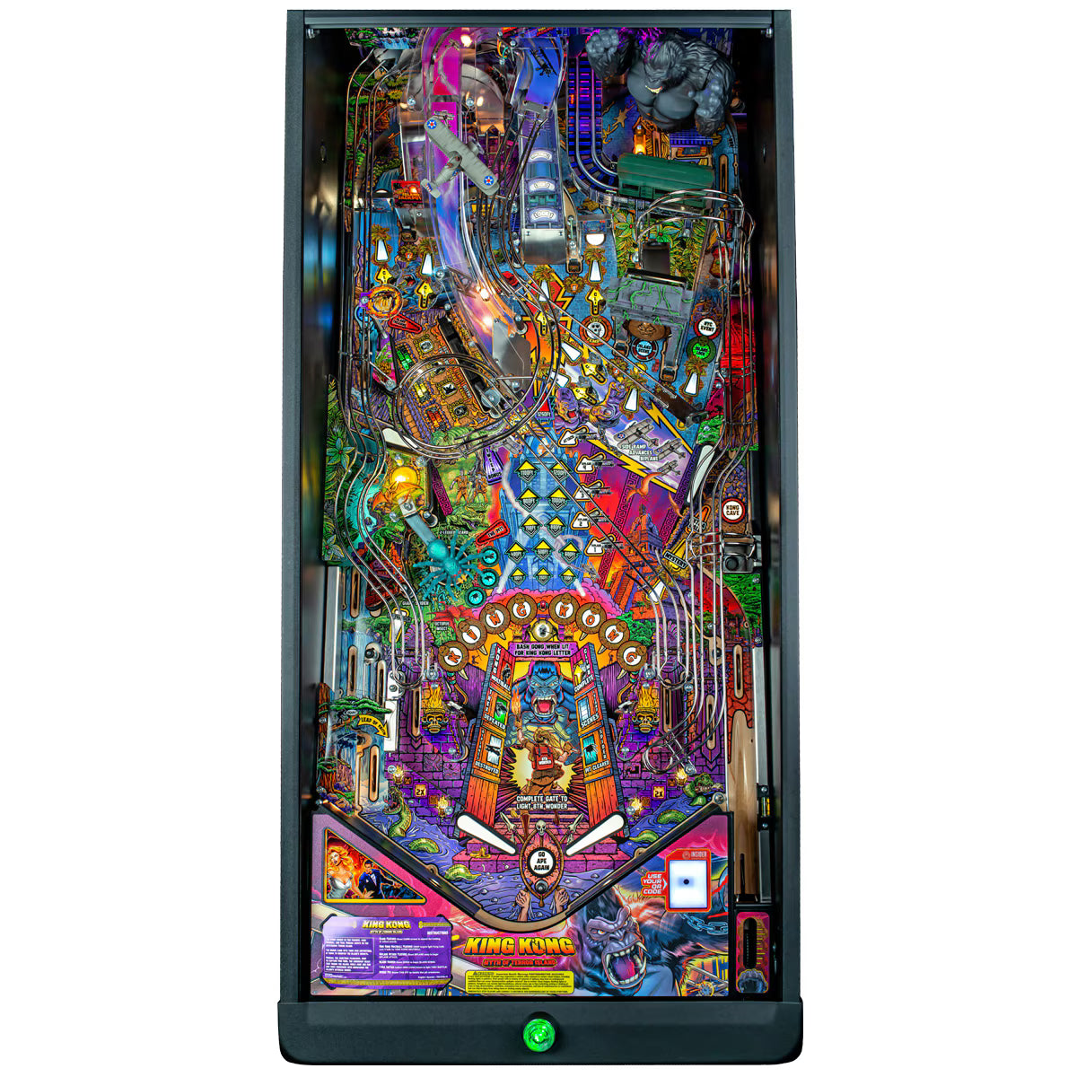 King Kong: Myth of Terror Island Premium Pinball Machine