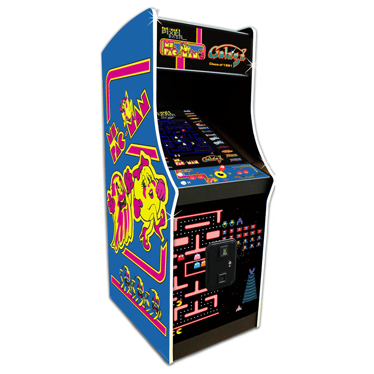 Ms. Pac-Man Galaga Pixel Bash Edition