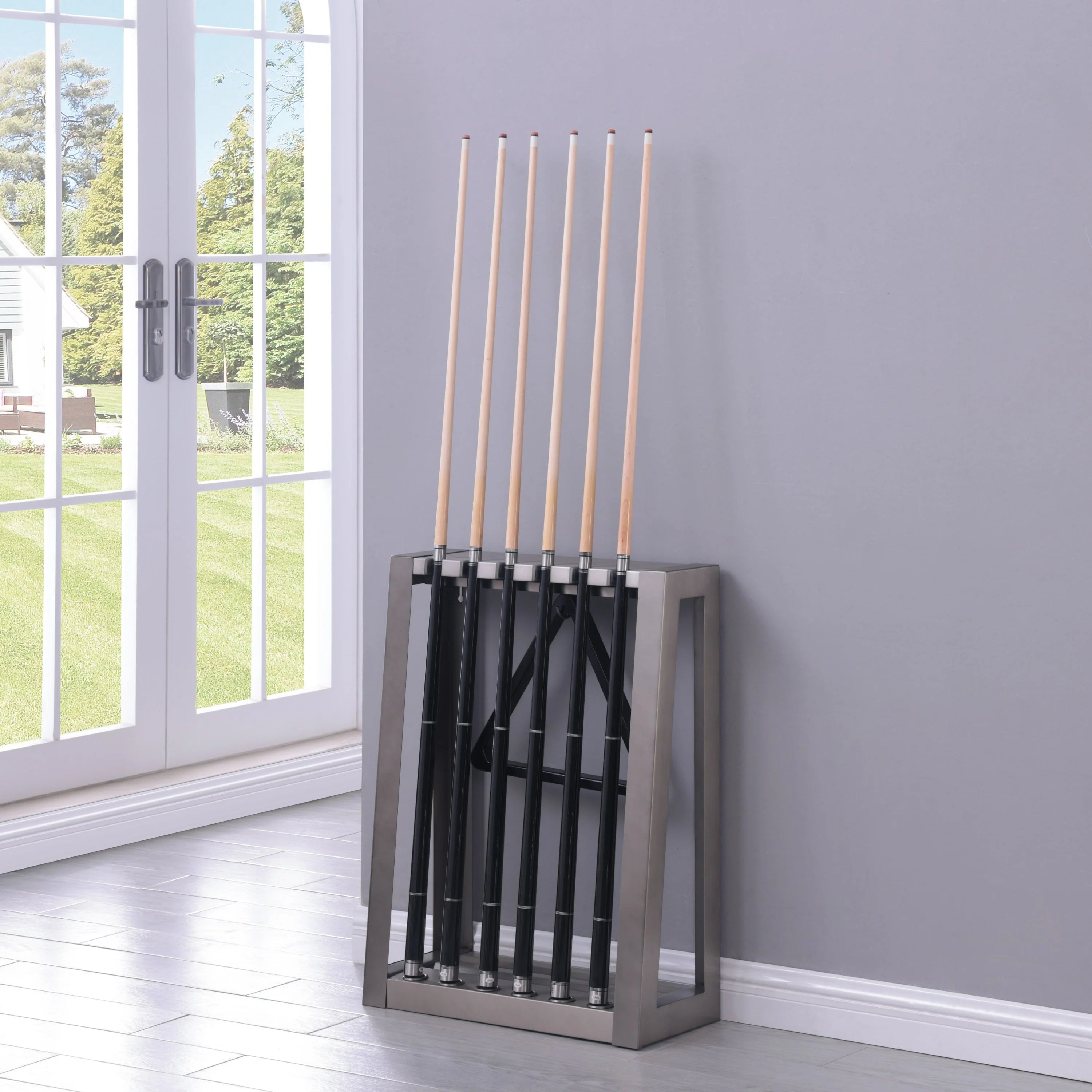 Steel Floor Cue Rack